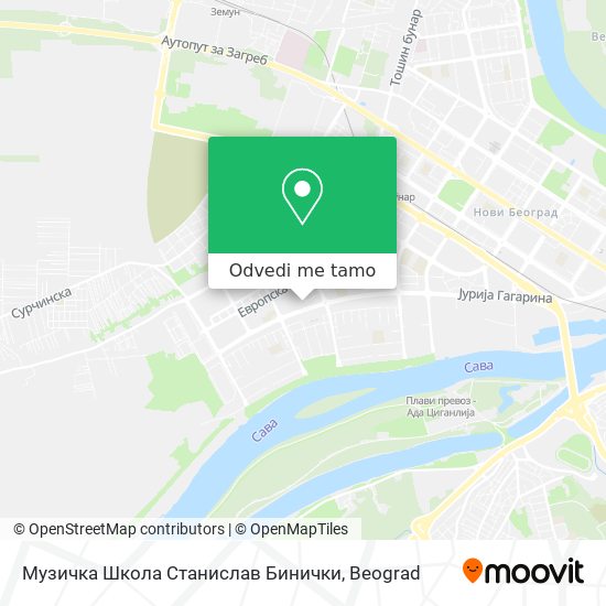 Музичка Школа Станислав Бинички mapa