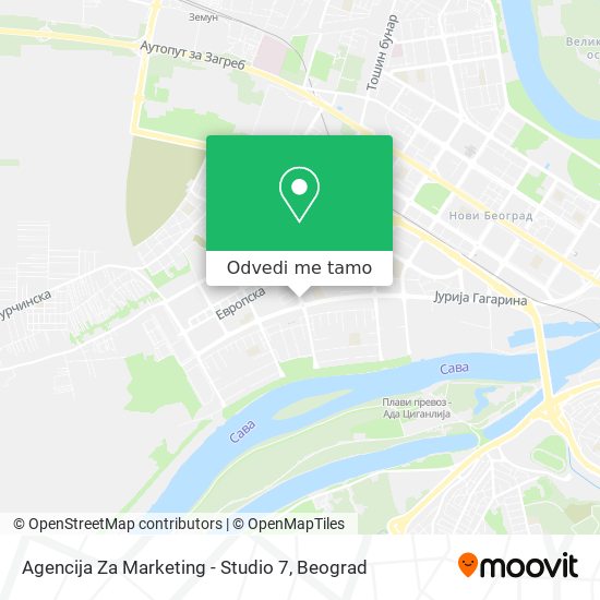 Agencija Za Marketing - Studio 7 mapa