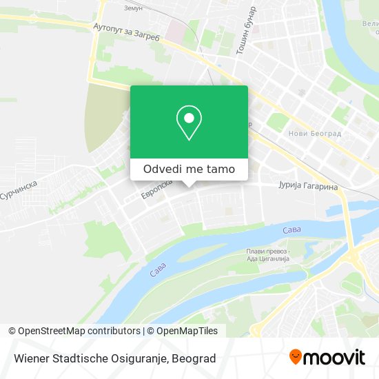 Wiener Stadtische Osiguranje mapa