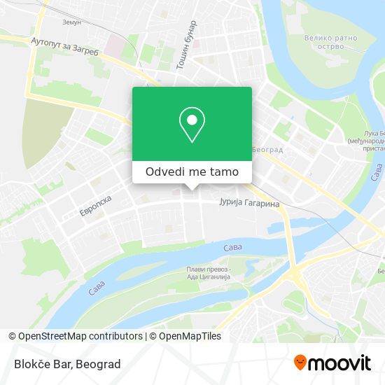 Blokče Bar mapa