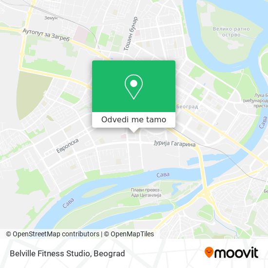 Belville Fitness Studio mapa