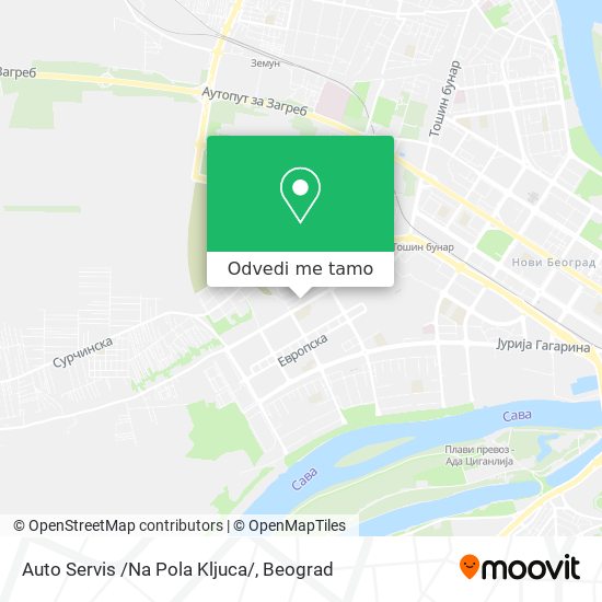 Auto Servis /Na Pola Kljuca/ mapa