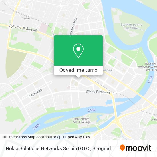 Nokia Solutions Networks Serbia D.O.O. mapa