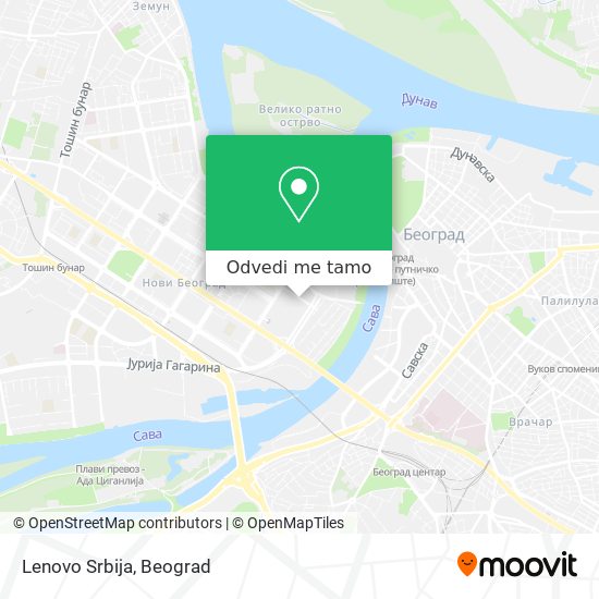 Lenovo Srbija mapa