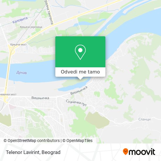 Telenor Lavirint mapa