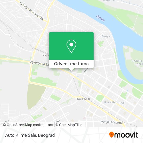 Auto Klime Sale mapa