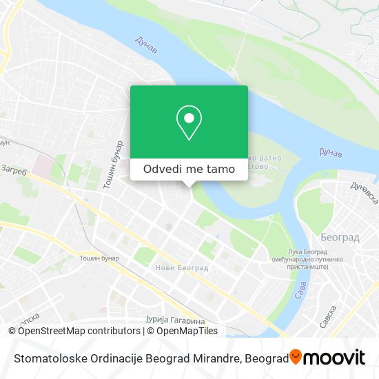 Stomatoloske Ordinacije Beograd Mirandre mapa