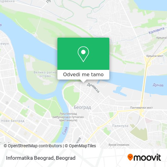 Informatika Beograd mapa