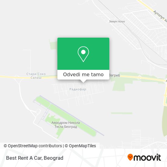 Best Rent A Car mapa