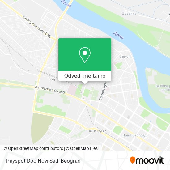 Payspot Doo Novi Sad mapa