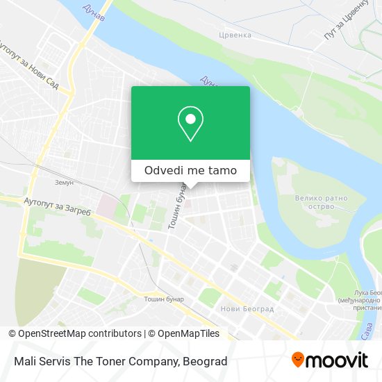 Mali Servis The Toner Company mapa