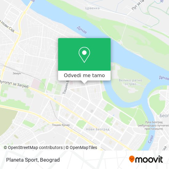 Planeta Sport mapa