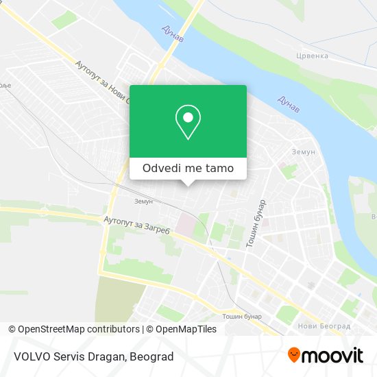 VOLVO Servis Dragan mapa