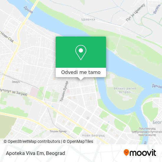 Apoteka Viva Em mapa