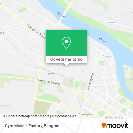 Gym Muscle Factory mapa