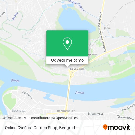 Online Cvećara Garden Shop mapa