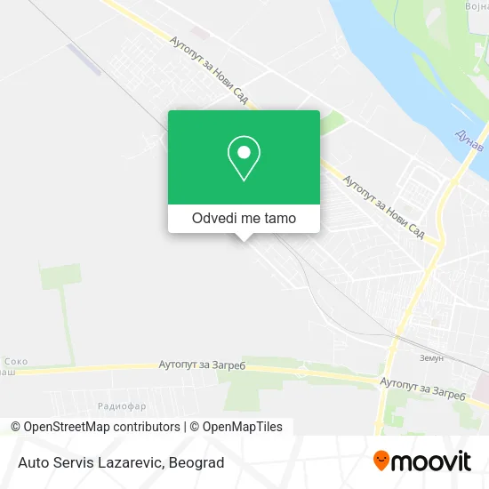 Auto Servis Lazarevic mapa