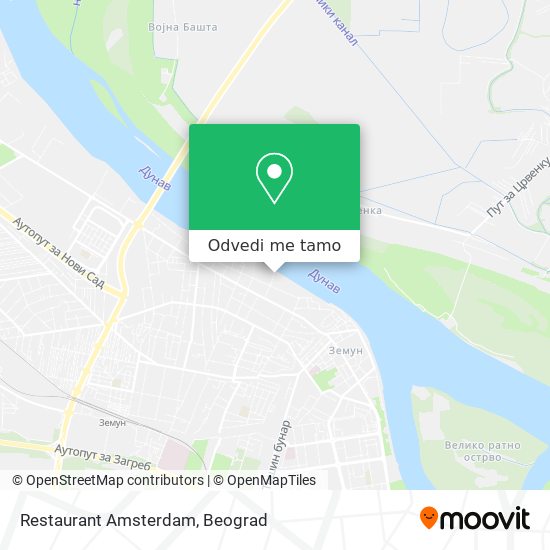 Restaurant Amsterdam mapa