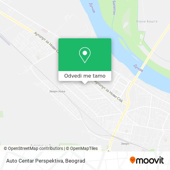 Auto Centar Perspektiva mapa