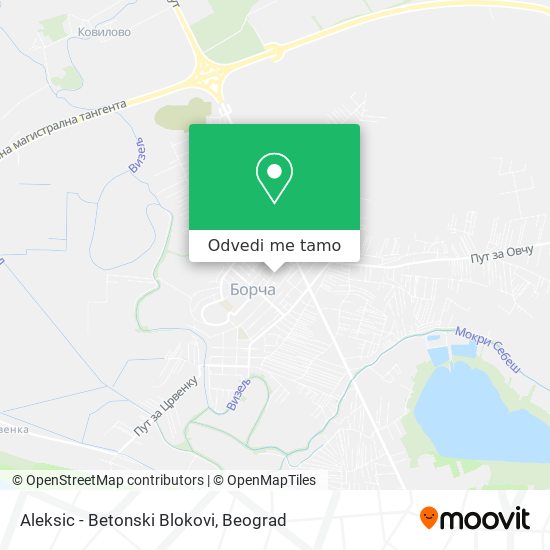 Aleksic - Betonski Blokovi mapa