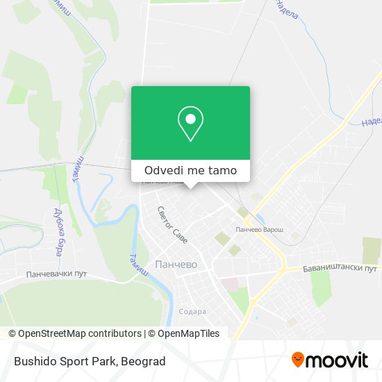 Bushido Sport Park mapa