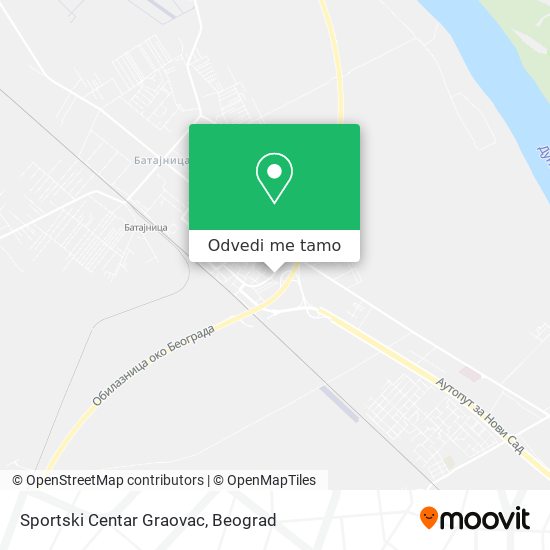 Sportski Centar Graovac mapa