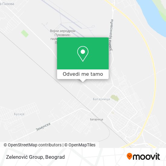 Zelenović Group mapa