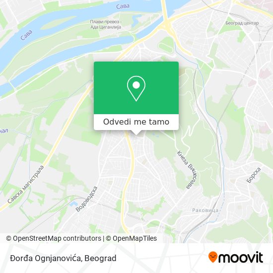 Đorđa Ognjanovića mapa