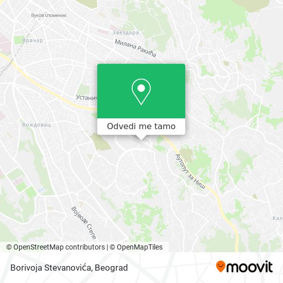 Borivoja Stevanovića mapa