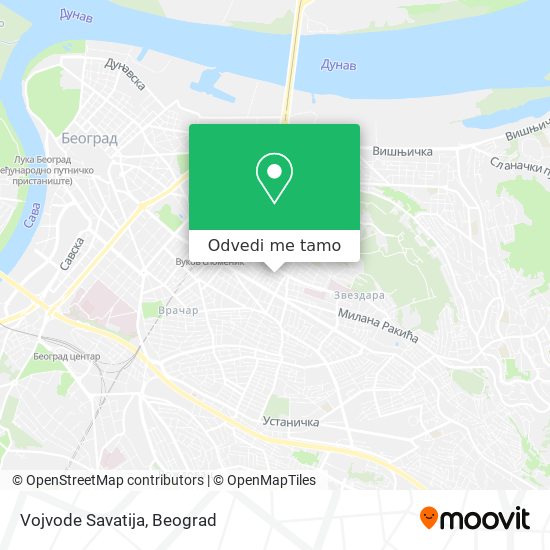 Vojvode Savatija mapa