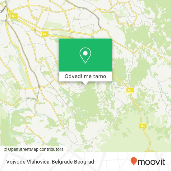 Vojvode Vlahovića mapa