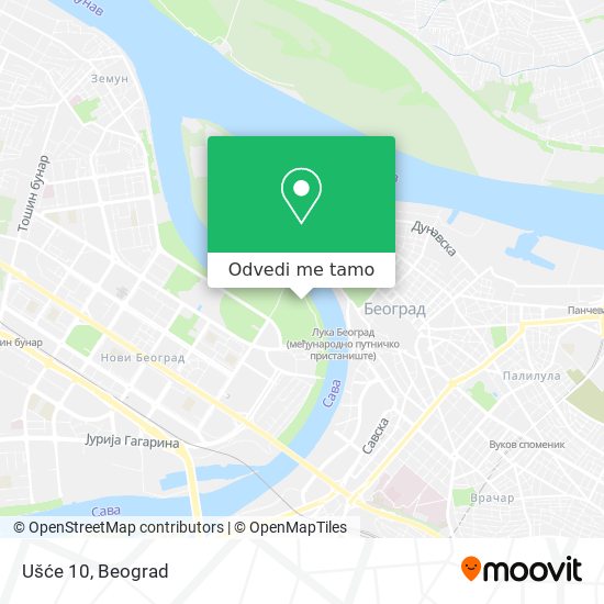 Ušće 10 mapa