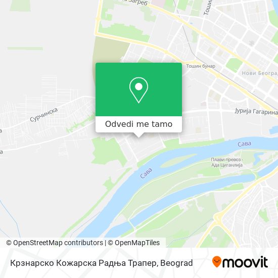 Крзнарско Кожарска Радња Трапер mapa