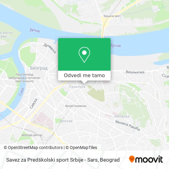 Savez za Predškolski sport Srbije - Sars mapa