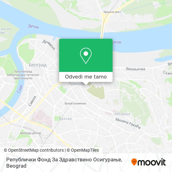 Републички Фонд За Здравствено Осигурање mapa