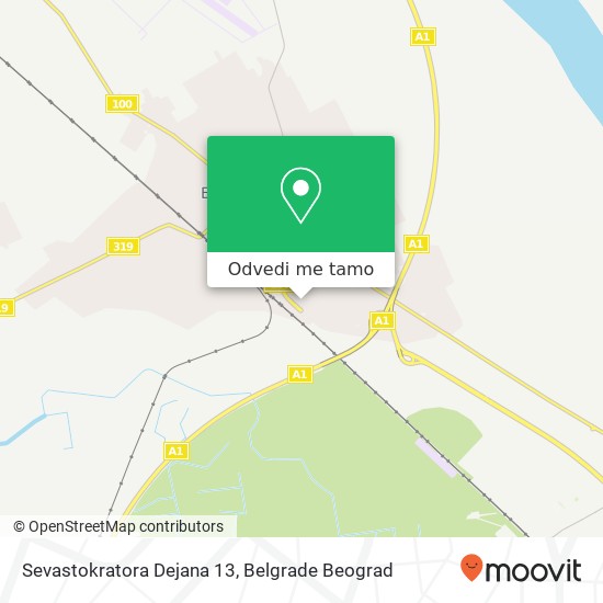 Sevastokratora Dejana 13 mapa