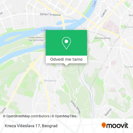 Kneza Višeslava 17 mapa