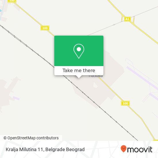 Kralja Milutina 11 mapa