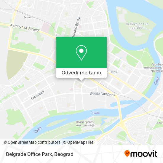 Belgrade Office Park mapa