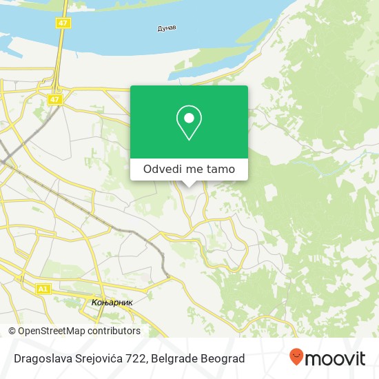 Dragoslava Srejovića 722 mapa