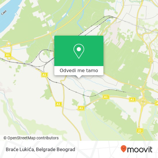 Braće Lukića mapa