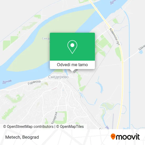Metech mapa