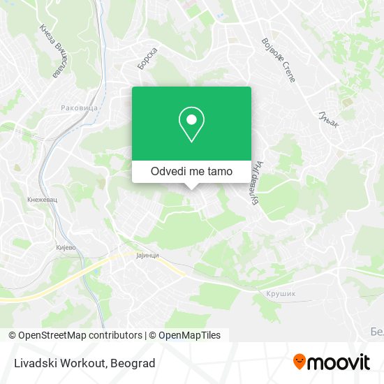 Livadski Workout mapa