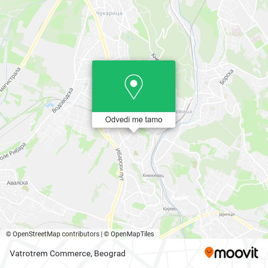 Vatrotrem Commerce mapa