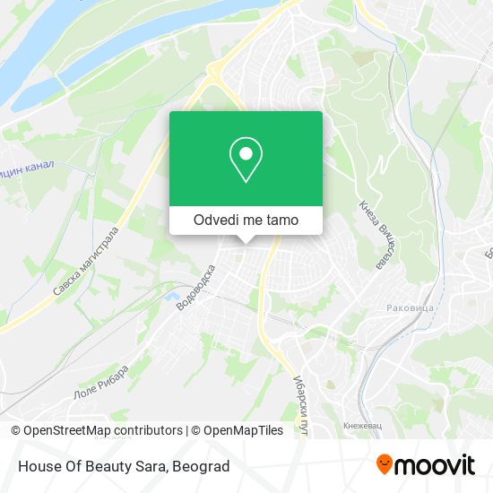 House Of Beauty Sara mapa