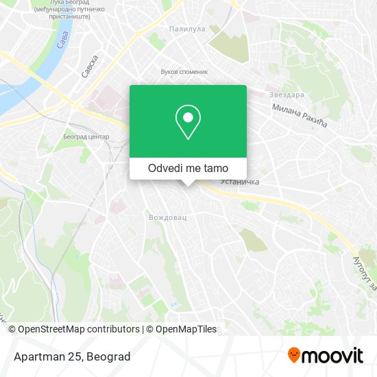 Apartman 25 mapa