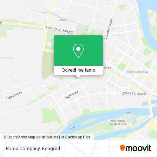 Roma Company mapa