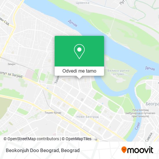 Beokonjuh Doo Beograd mapa