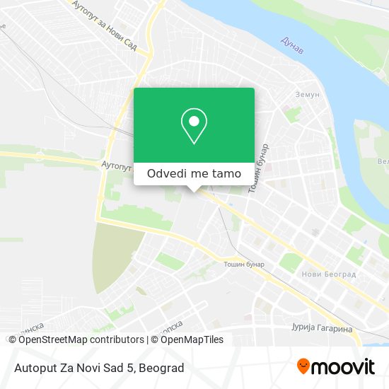 Autoput Za Novi Sad 5 mapa