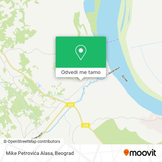 Mike Petrovića Alasa mapa